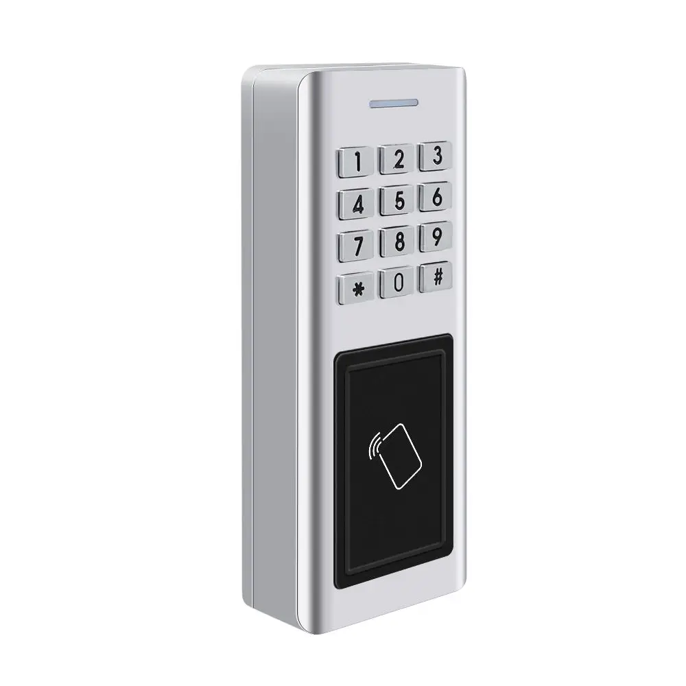 Outdoor works with Tuya Wifi IP66 Waterproof Metal Standalone Access Keypad EM Card Reader for Smart Door Access Control System