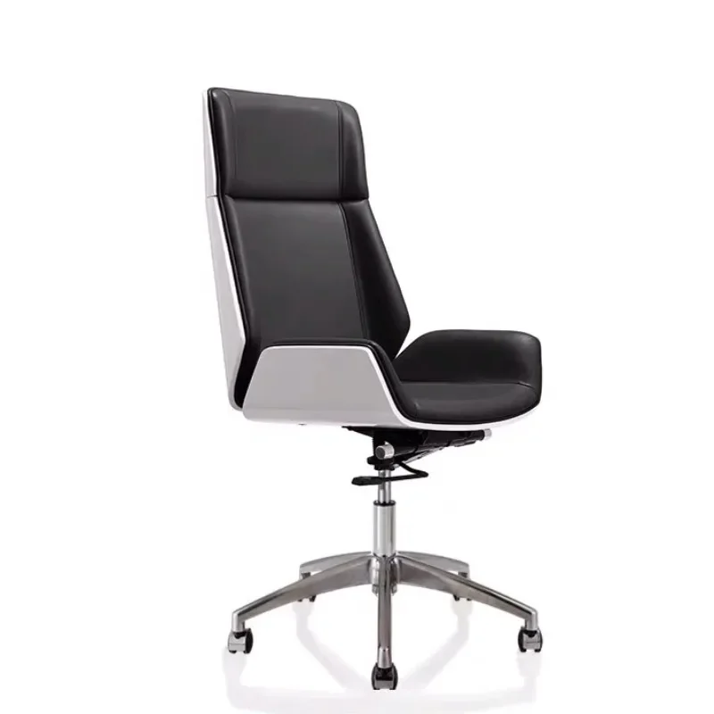 Premium Boss Chair Office Chair Solid Wood Frame PU Leather with Armrest Controls  Tilt Lock Silla De Escritorio
