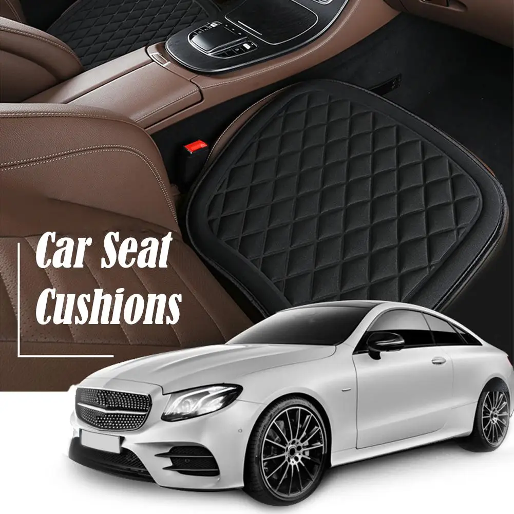 Car Seat Cushion Driver Seat Cushion With Comfort Memory Non-Slip & Foam Chair Home Pad Car Seat Cover Office Rubber Vehicl Y3P1