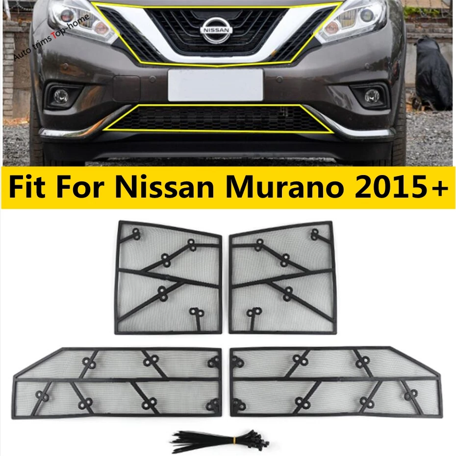 

Car Front Grille Insert Net Insect Screening Mesh Protective Cover Trim Accessories For Nissan Murano 2015 2016 2017 2018 2019