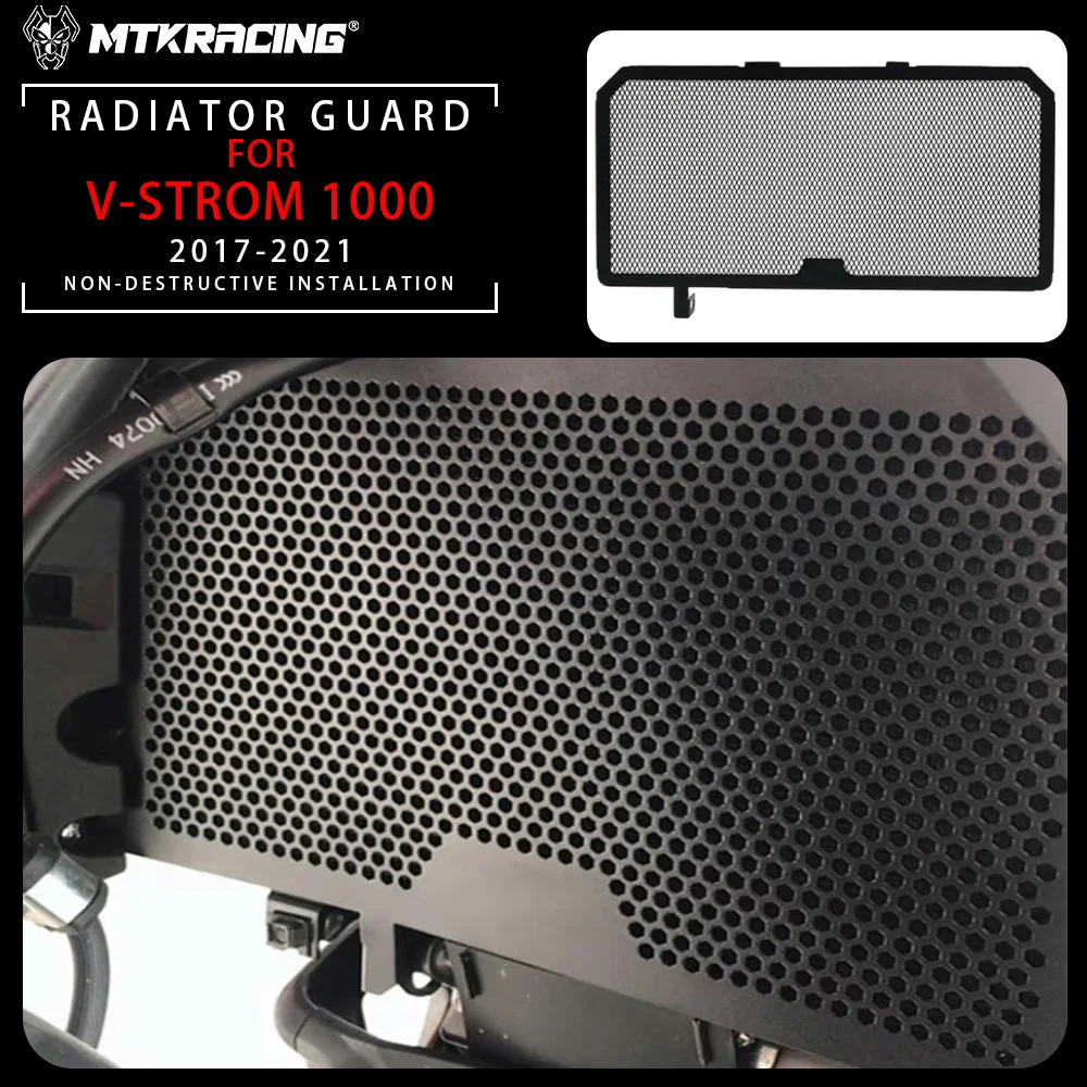 

FOR SUZUKI V-STROM 1000 2017-2021 Motorcycle Accessory Radiator Grille Cover Guard Protection