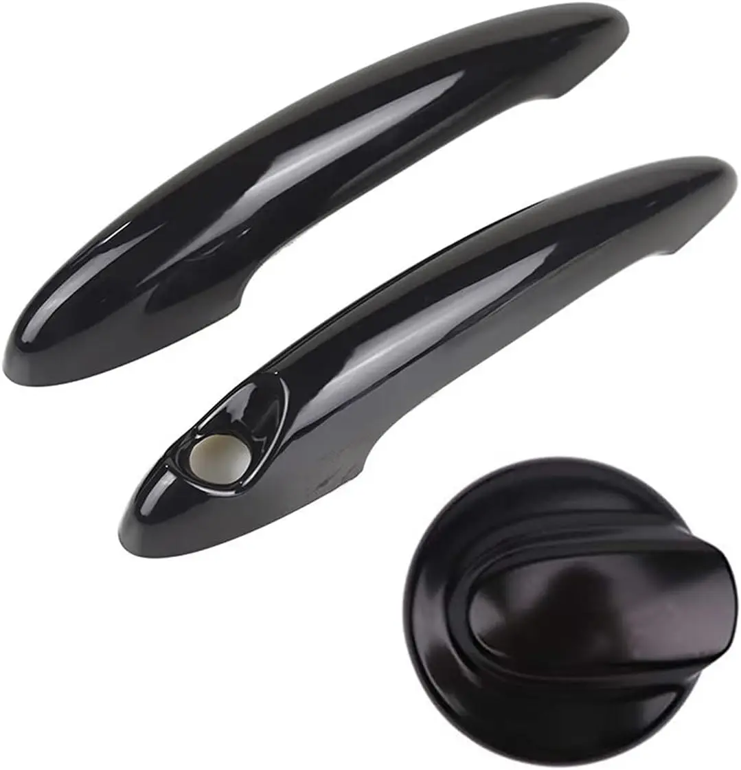 

Exterior Door Handle Cover Cap for Mini Cooper R Series (4 Doors R55 Clubman 2006-2014, Black)