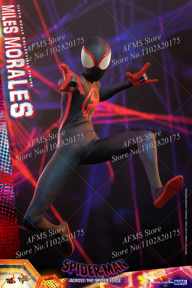 HOTTOYS MMS710 Figura colecionável em escala 1/6 Miles Morales Ultimate Spider-Man Conjunto completo 12 "Men Soldier Action Figure Modelo