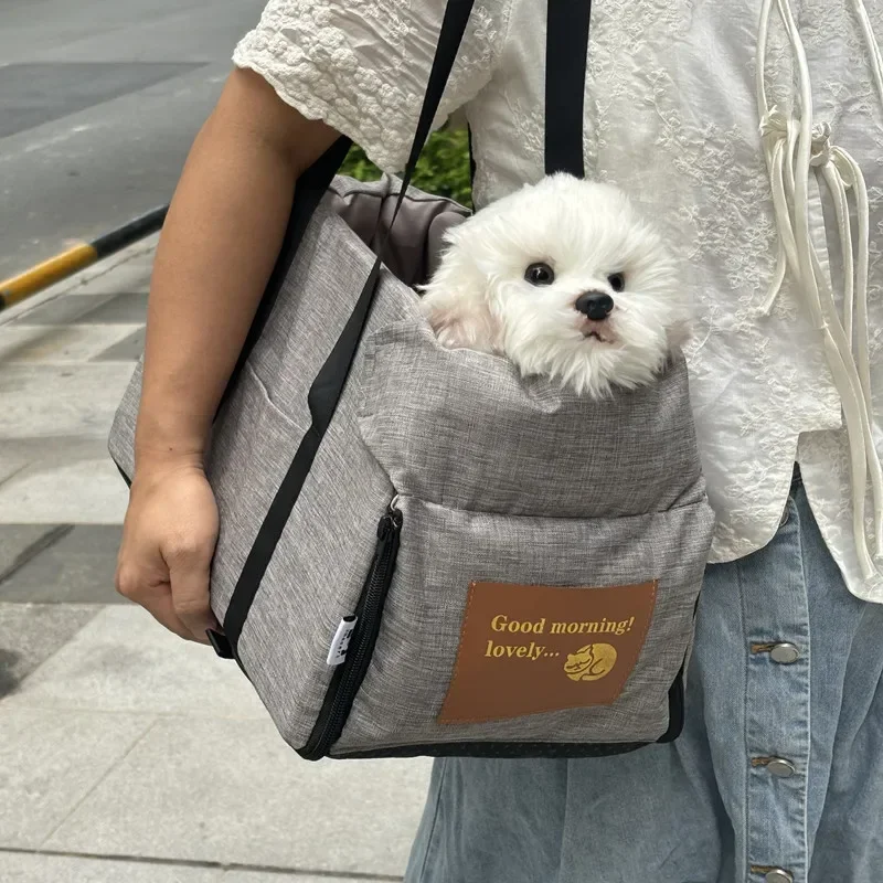 

Portable Dog and Cat Safety Travel Bag Dog Accessories Pet Car Dog Car Seat Bed Car Central Dog Car Seat Bed Small Dog