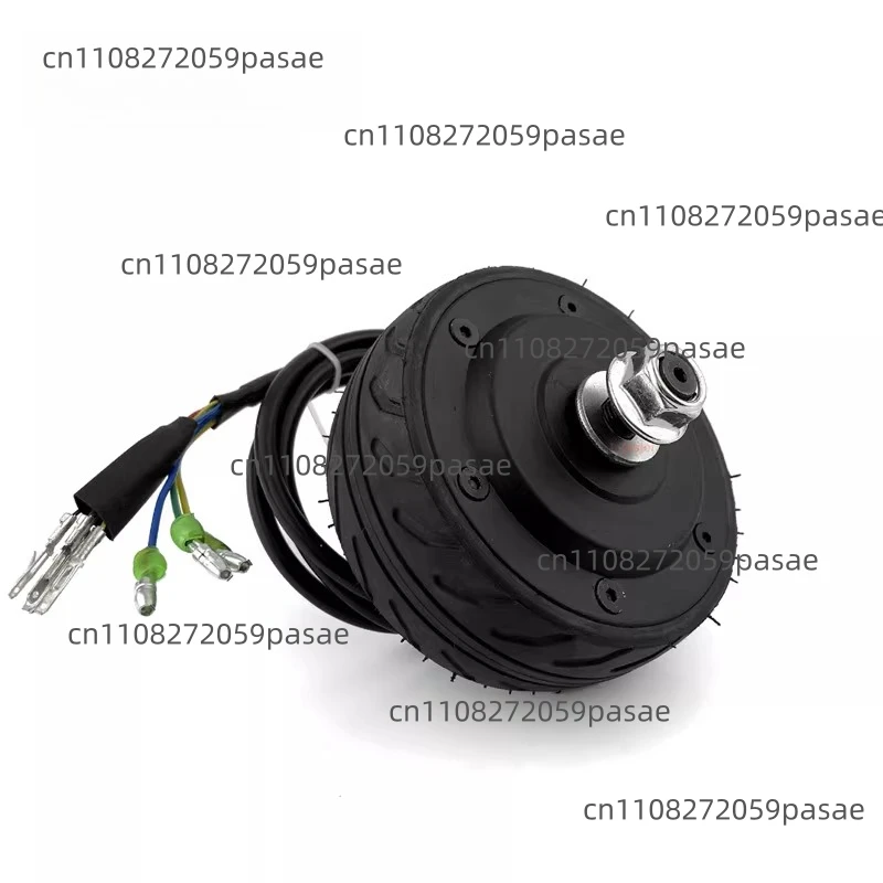 4-inch 24V/36V 200W Black Gearless Scooter Motor Starter with Robot Hub
