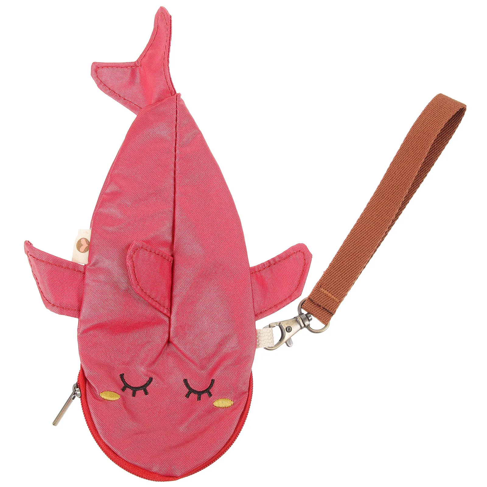 

Fish Shaped Pencil Case Large Capacity Oxford Cloth Pen Bag for Students Waterproof Stationery Organizer Creative School Gift