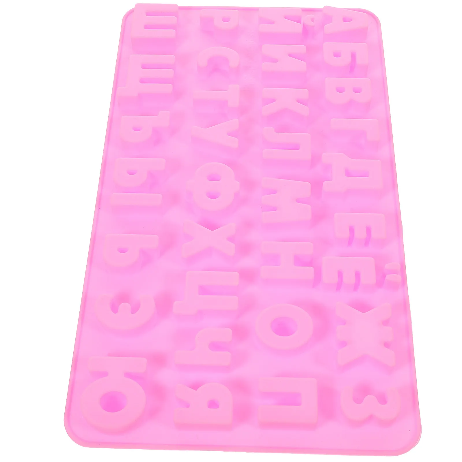 Russian Alphabet Silicone Mold Set – Non-Stick Fondant Chocolate Candy Baking DIY Dessert Making Tool