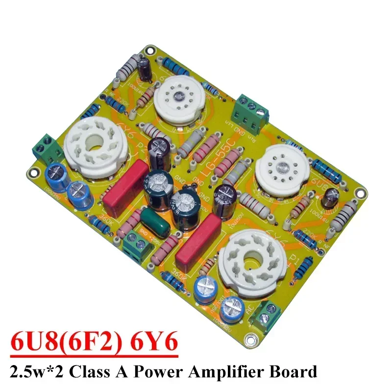 

2.5w*2 6U8(6F2) 6Y6 Class A Vacuum Tube Amplifier Board Single Ended Power Amplifier Board Diy Audio Amp