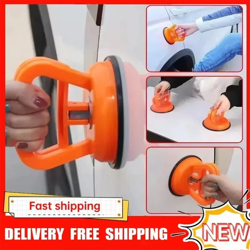 Car Suction Cup Dent Repair Artifacts Black Orange Color Universal Heavy Duty Suction Cups Car Body Paint Dent Repair Tools view 3