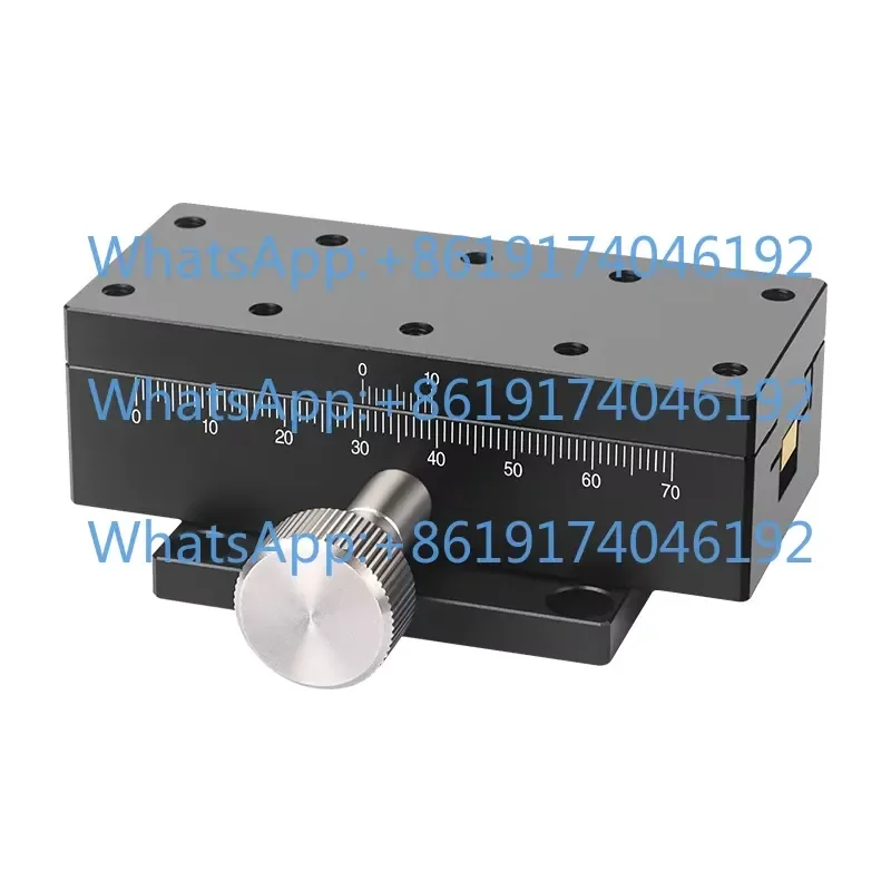 X-axis Dovetail Slot Sliding Table Precision Gear Rack Manual Long Stroke Platform Three-axis Translation Linear Lifting