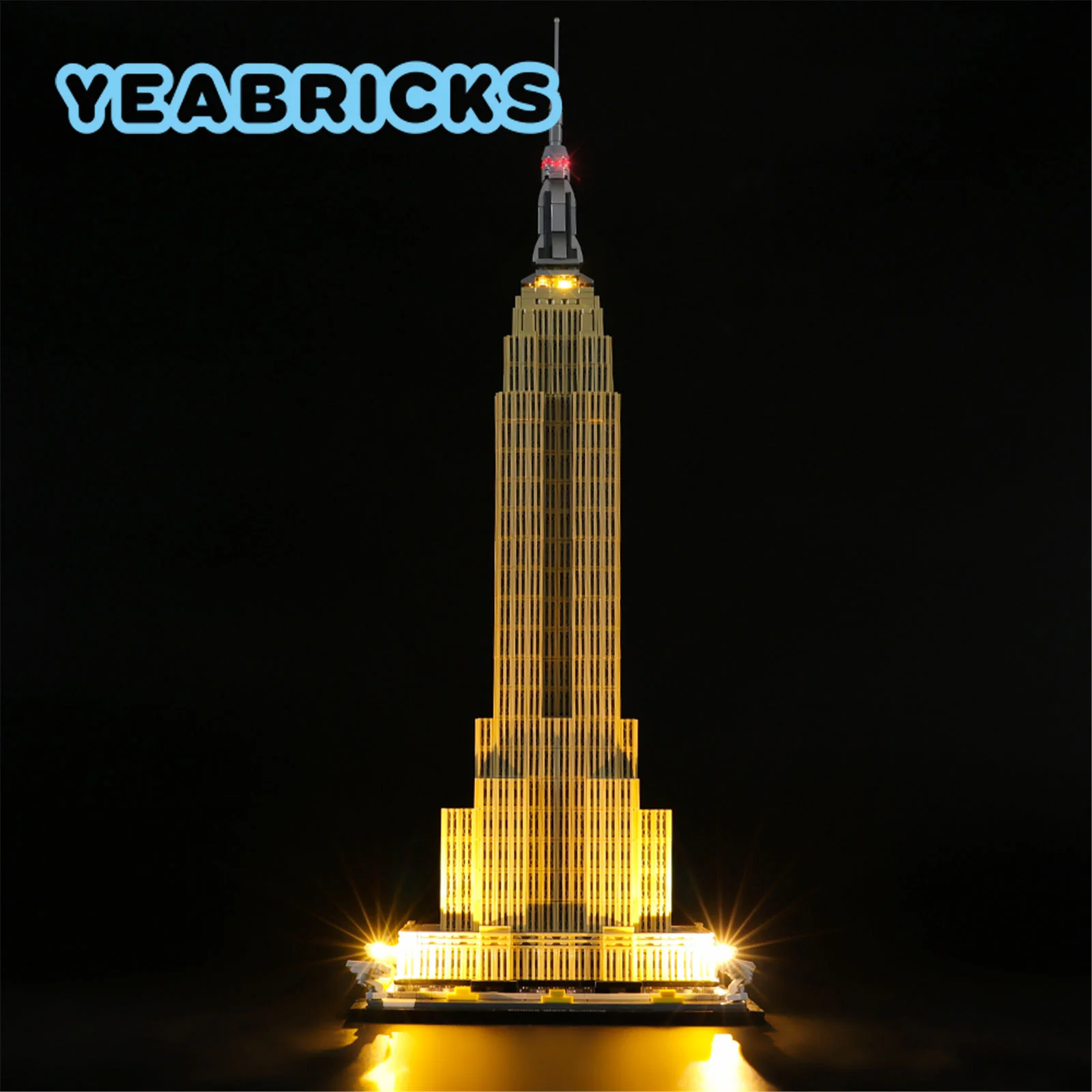 YEABRICKS LED Light Kit for 21046 Empire State Blocks Set (NOT Include the Model) Bricks Toys for Children