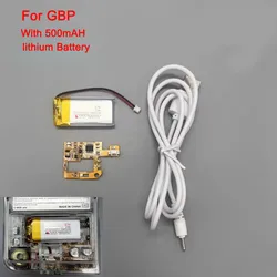 Rechargeable Battery Set For GAMEBOY POCKET Charging Module 500mAh For GBP Support original shell