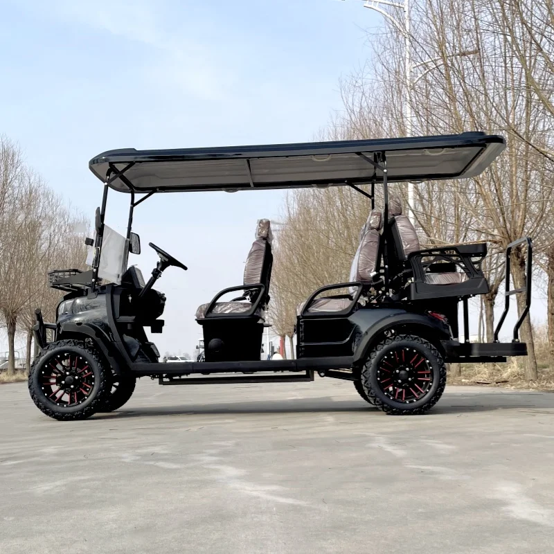 Brand China 2 4 6 Seater High Quality Customized Color 48V Off-Road Golf Cart Electric Club Car Classic Hunting Golf Cart Price