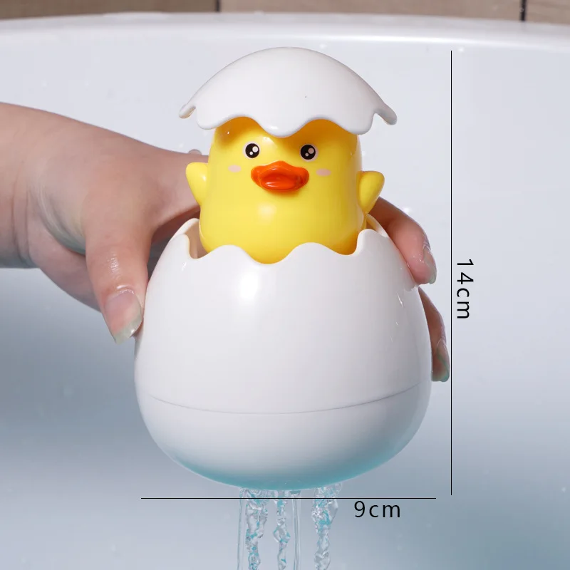 Baby Bathing Toy Kids Cute Duck Penguin Egg Water Spray Sprinkler Bathroom Sprinkling Shower Swimming Water Toys For Kids Gift