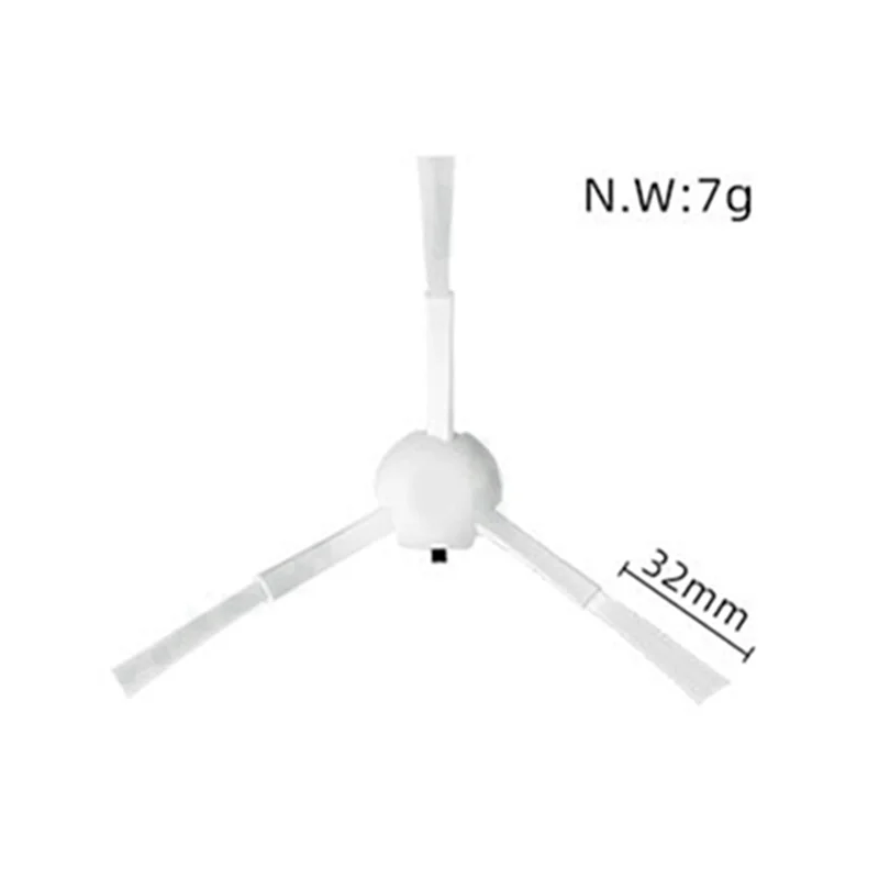 ABKR-8Pcs ملحقات استبدال الفرشاة الجانبية لمكنسة الروبوت Dreame L10S Ultra S10 S10 Pro S20