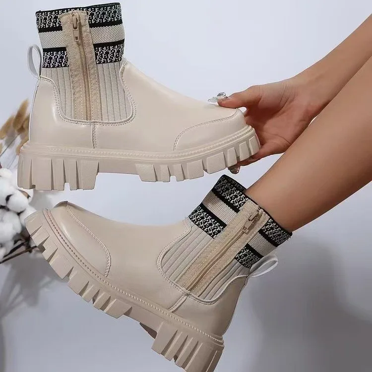 

New Women'S Mid-Calf Rain Boots Women Wear-Resistant Waterproof Non-Slip Outdoor Boots Fashionable Ladies Rain Shoes
