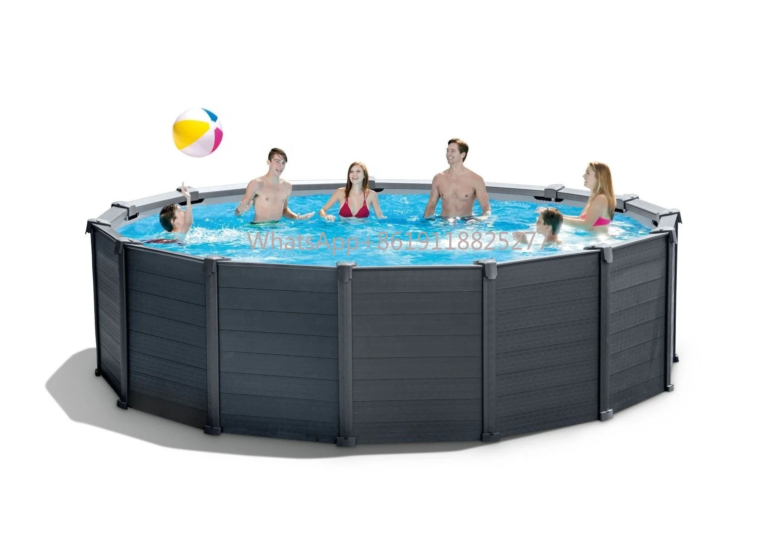 

GRAPHITE GRAY PANEL POOL SET