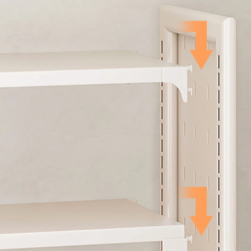 Small Household Oven Microwave Shelf Floor-to-Ceiling Kitchen Storage Rack Above Refrigerator