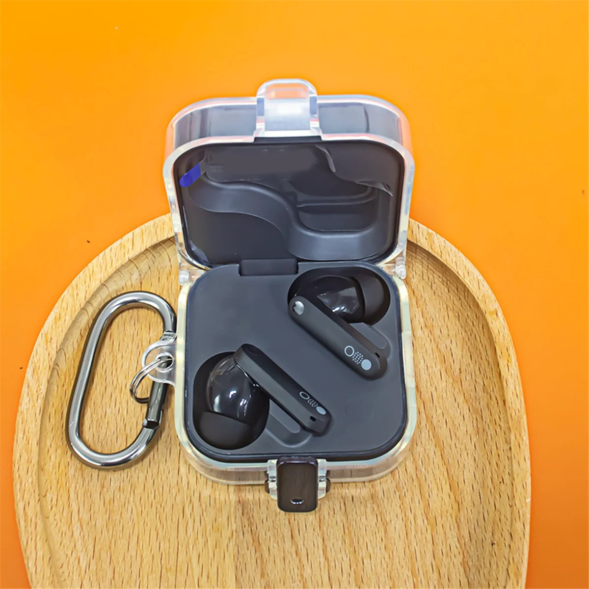 Защитный чехол POP-l для наушников Bluetooth CMF Buds Pro 2, переключатель из материала ТПУ, прозрачный чехол, однотонный простой чехол