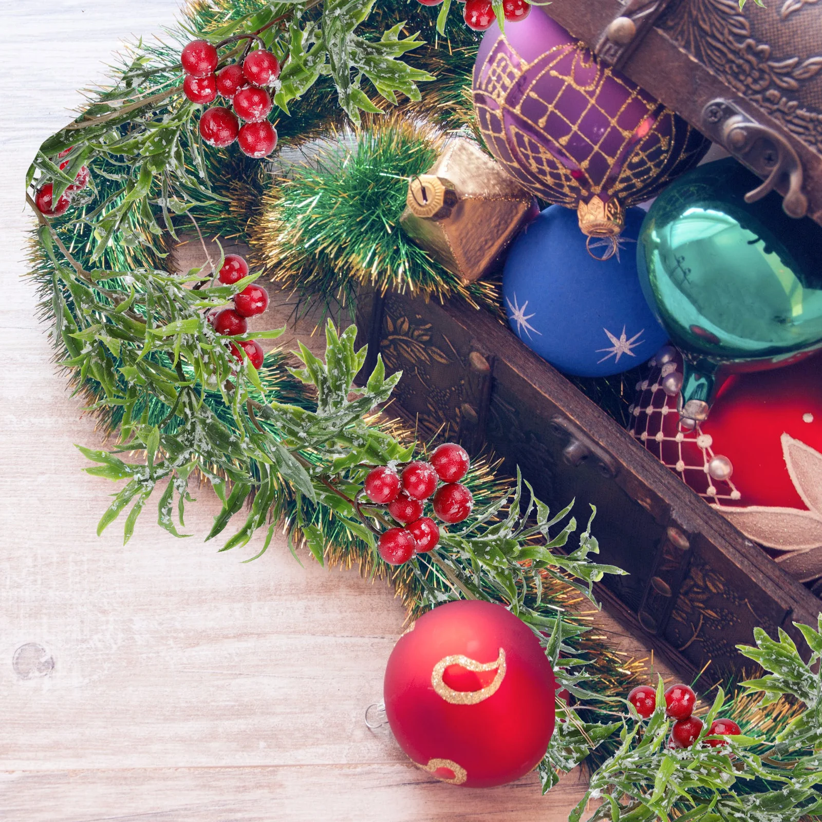 1 قطعة عيد الميلاد مصباح ليد سلسلة البلاستيك الفواكه الحمراء تصميم ضوء دافئ للمنزل مهرجان حفلة الديكور في الهواء الطلق عيد الميلاد ديكور #2