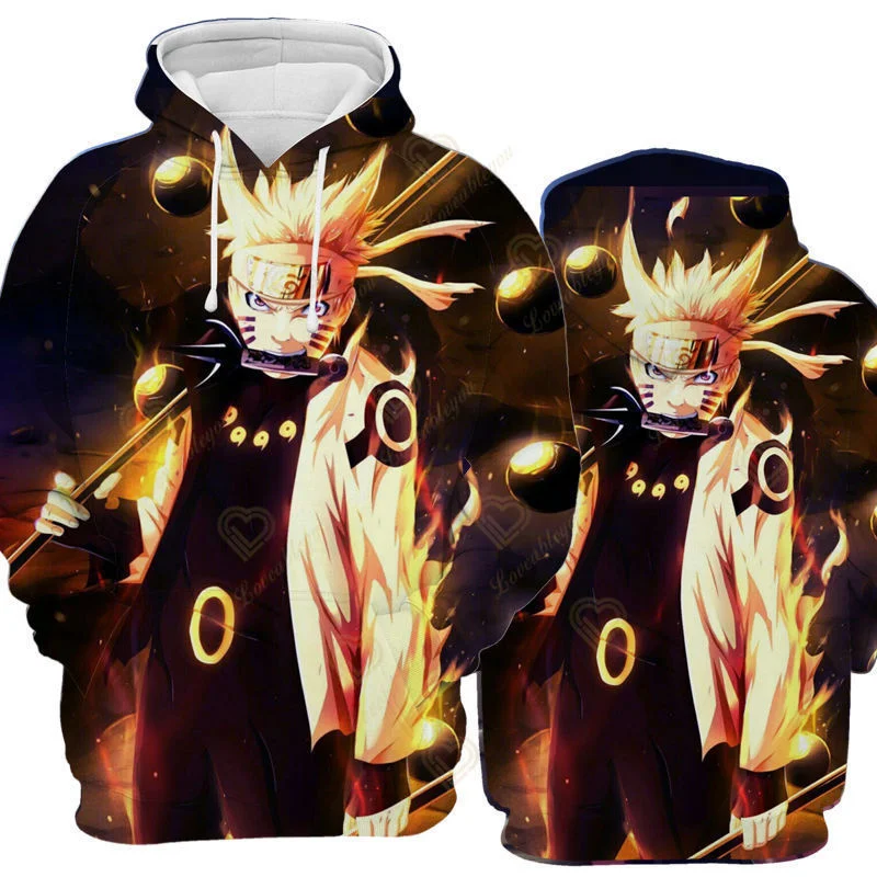 Deidara Boys Girls Hoodies Shippuden Men's Hoodies 3D Printed Naruto Pullover MINISO Men's Hoodies Uchiha Itachi Men's Clothing