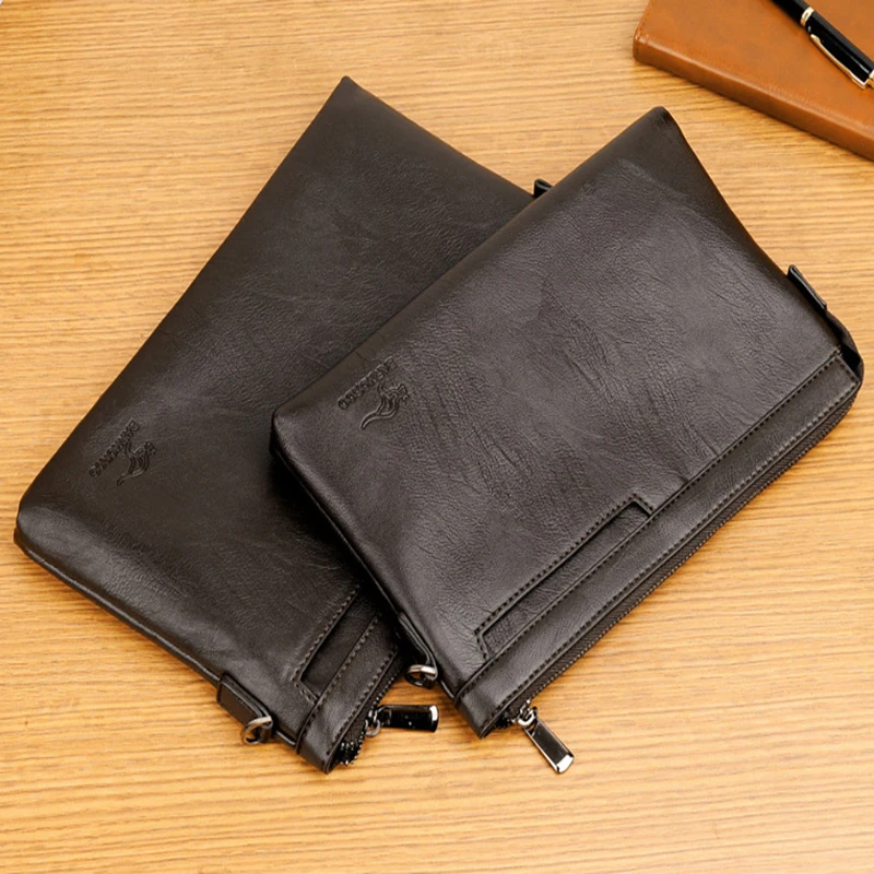 

Men's Bag Large Capacity Handbag Letter Package Men's Soft Leather Casual Bag Armpit Clip Bag New Men's Handbag