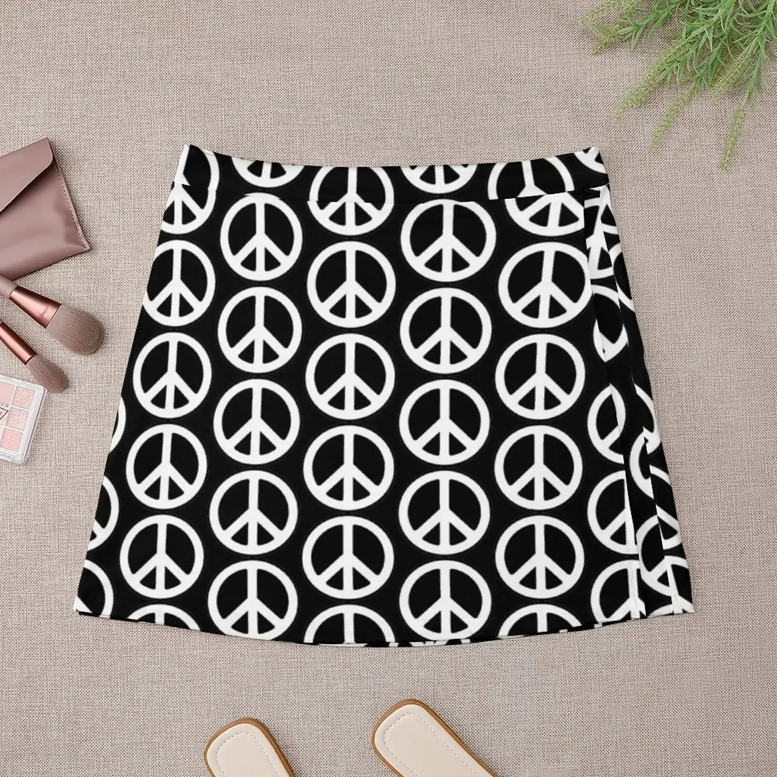 PEACE SIGN Mini Skirt micro mini skirt extreme Women skirt Woman skirts women's stylish skirts