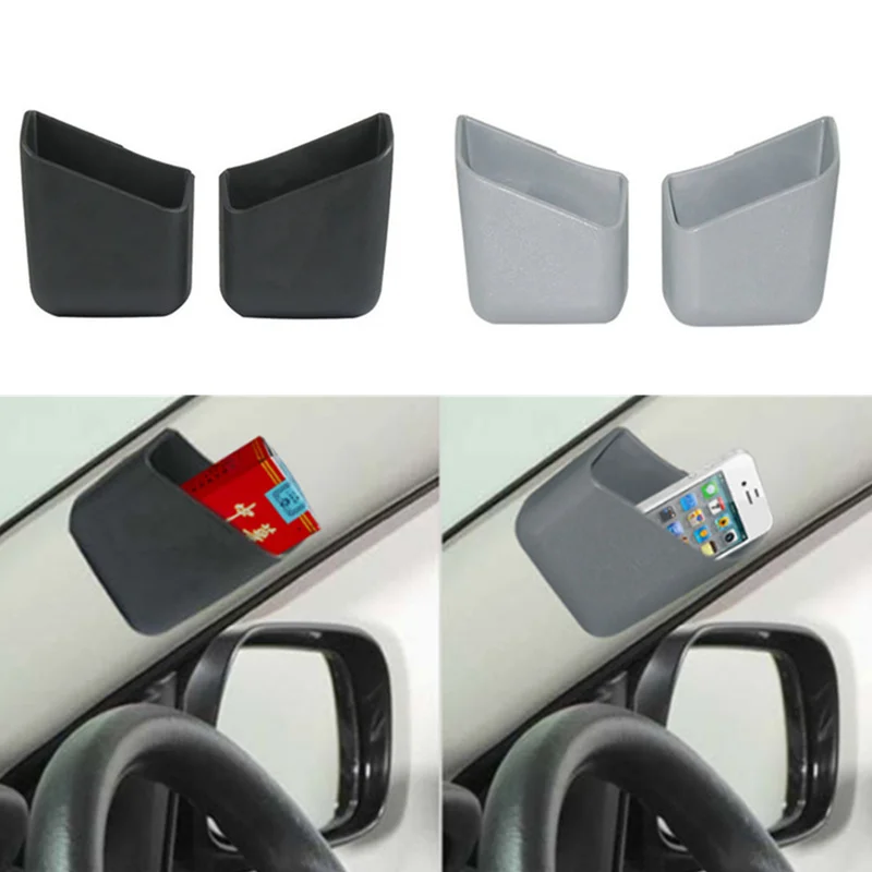 2Pcs Universal Car Auto Accessories Organizer Storage Box For Daewoo Matiz Nexia Nubira Sens Tosca Winstorm