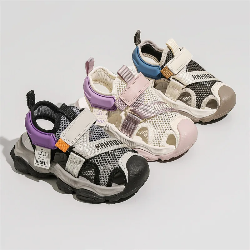 Luxury Children Shoes Boys Sandals Summer Beach Water Shoes Sneaker Casual Sports Tennis 4 To 12 Years Boys Girls Shoes Sandals