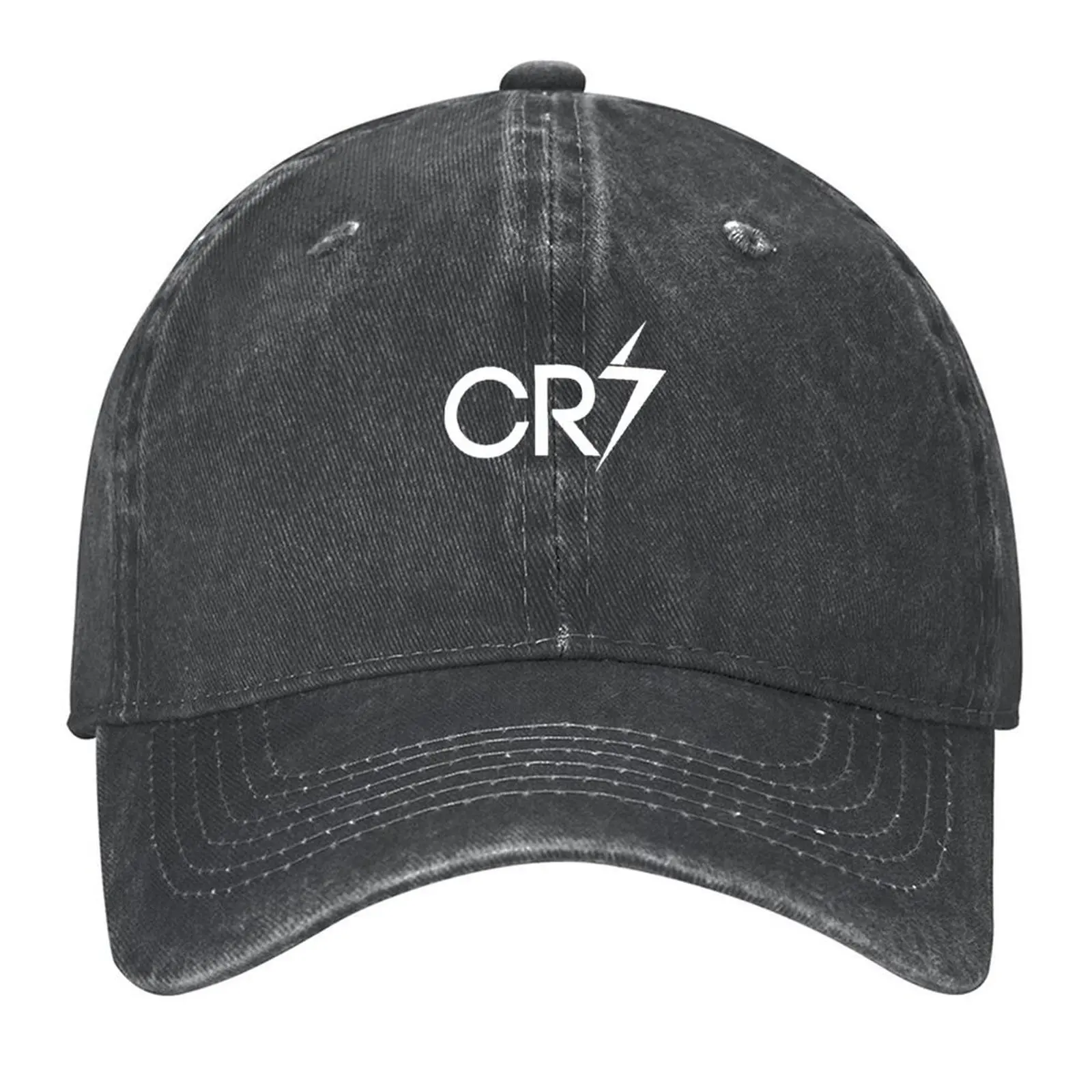 

Best Seller - CR7 Logo Merchandise Essential T-Shirt Baseball Cap sun hat black New Hat Women's Hats Men's