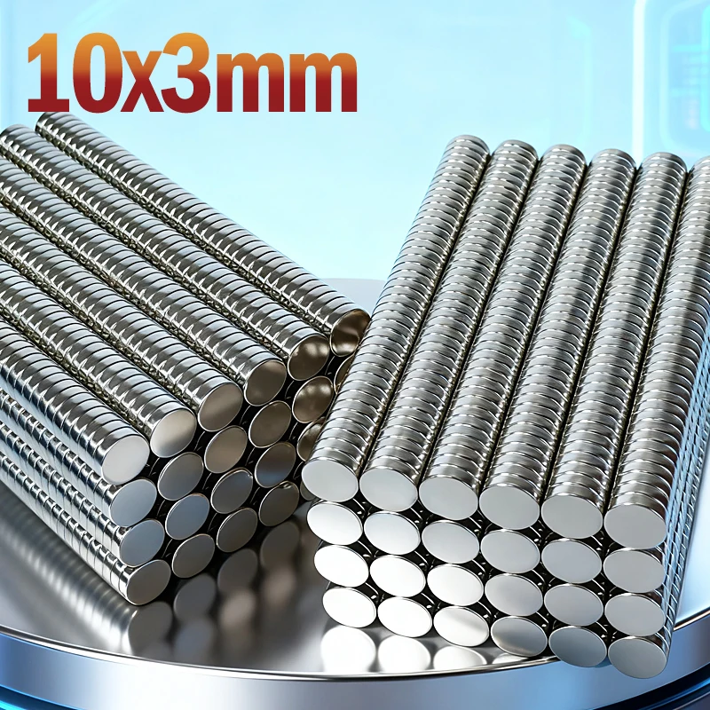 N35 NdfeB 10x3mm Magnet Round Shape Permanent Magnetic Imanes 10*3mm Accessory Strong Neodymium Magnet 10-200pcs
