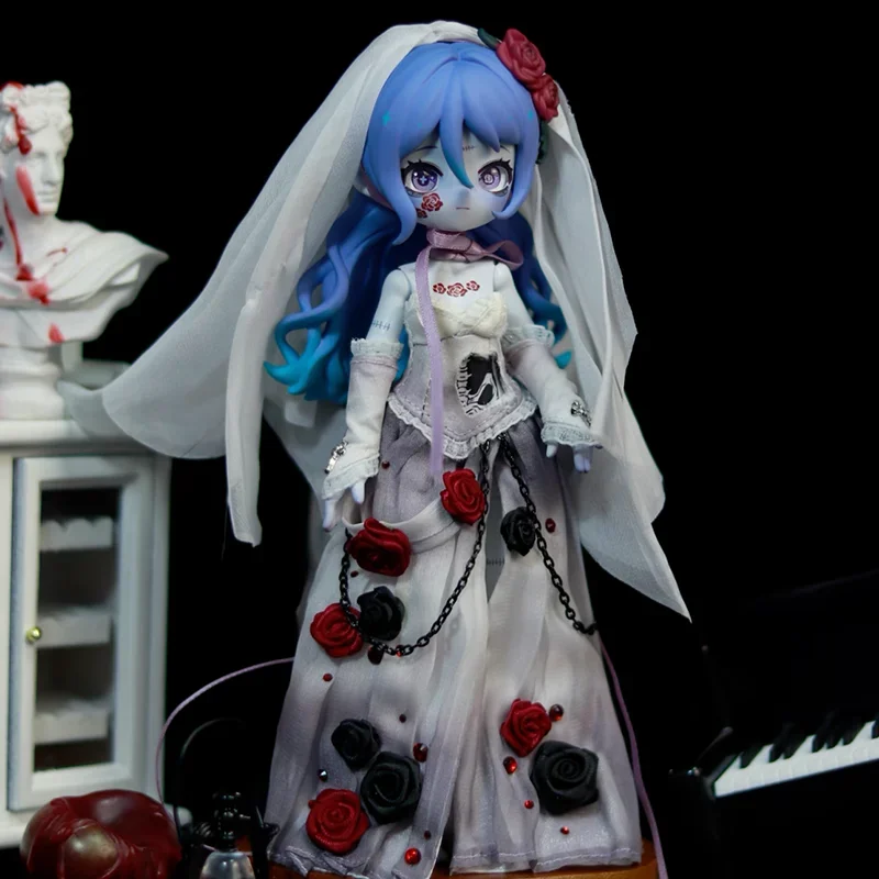 

NYSSA Bizarre Nightmare Series 1/12BJD готический стиль слепая коробка игрушки Kawaii аниме фигурка-сюрприз Mystery Box куклы для девочек