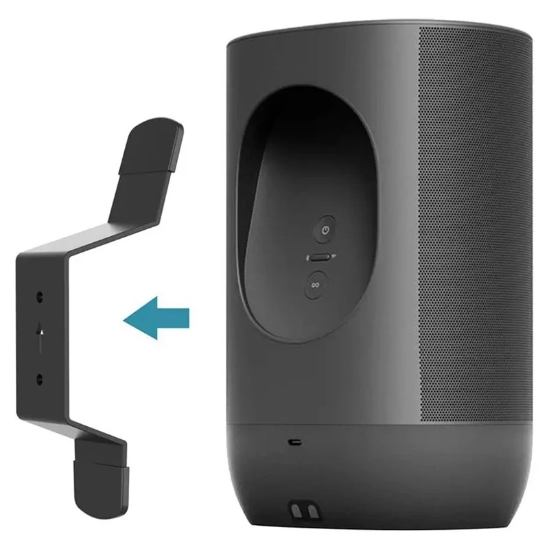 Wall Mount Holder For Sonos Move1/Move2 Move Indoor And Outdoor Mount,Smart Portable Speaker Holder