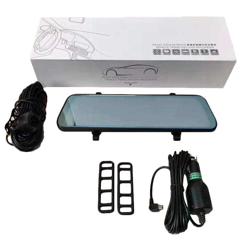 

Streaming Media Driving Recorder New 10-Inch Full-Screen Rearview Mirror Hd Before And After 1080P Driving Record