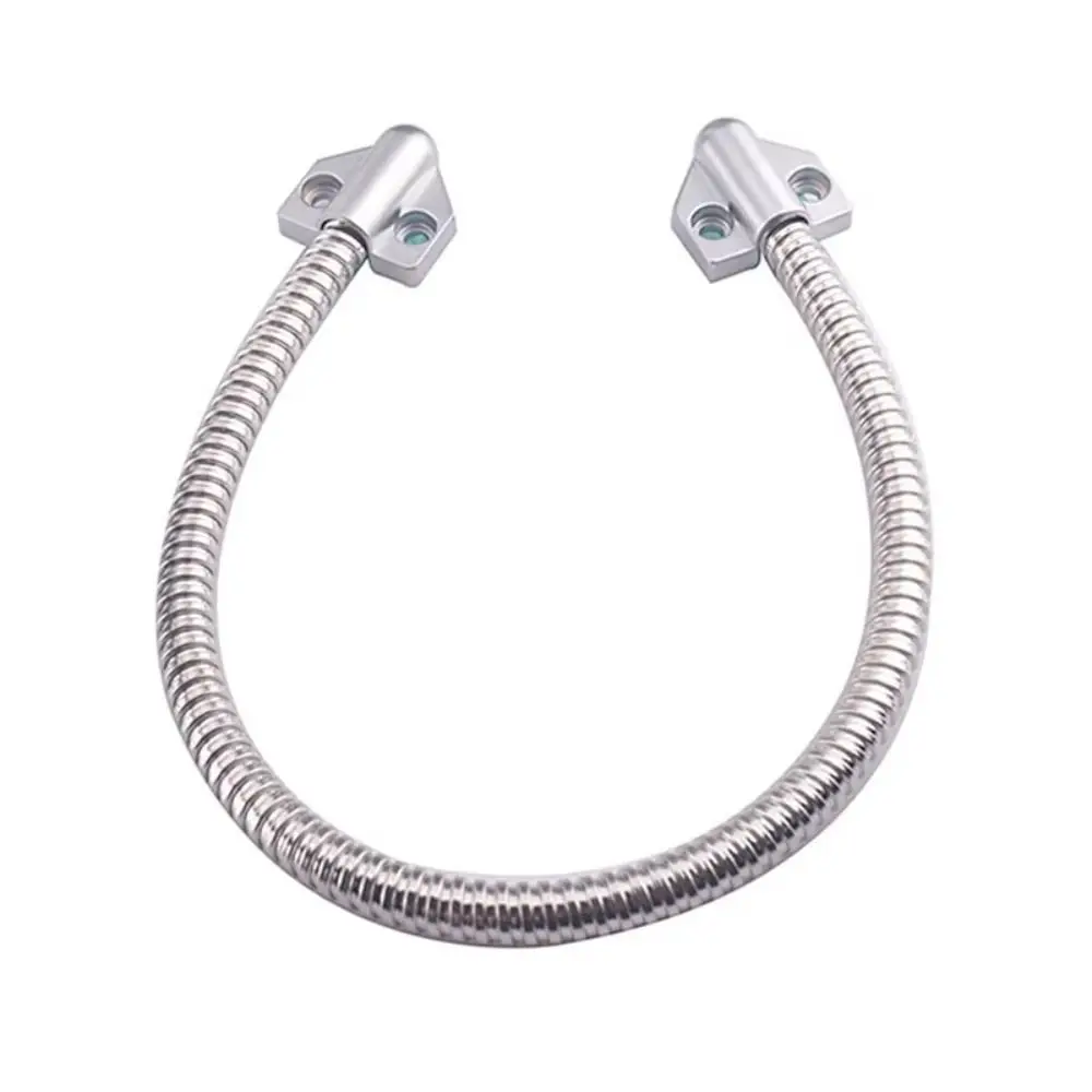 Stainless Steel Access Control Cable Zinc Alloy Head Anti-pinch Armored Cable Metal Head Flexible Door Loop Secure Access
