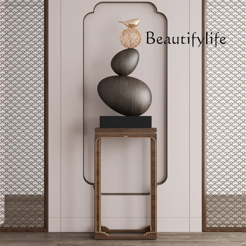 

Creative Entry Entrance Cabinet Sculpture Office Sales Office Stone to Run Lucky Art Ornament Living Room Model Room
