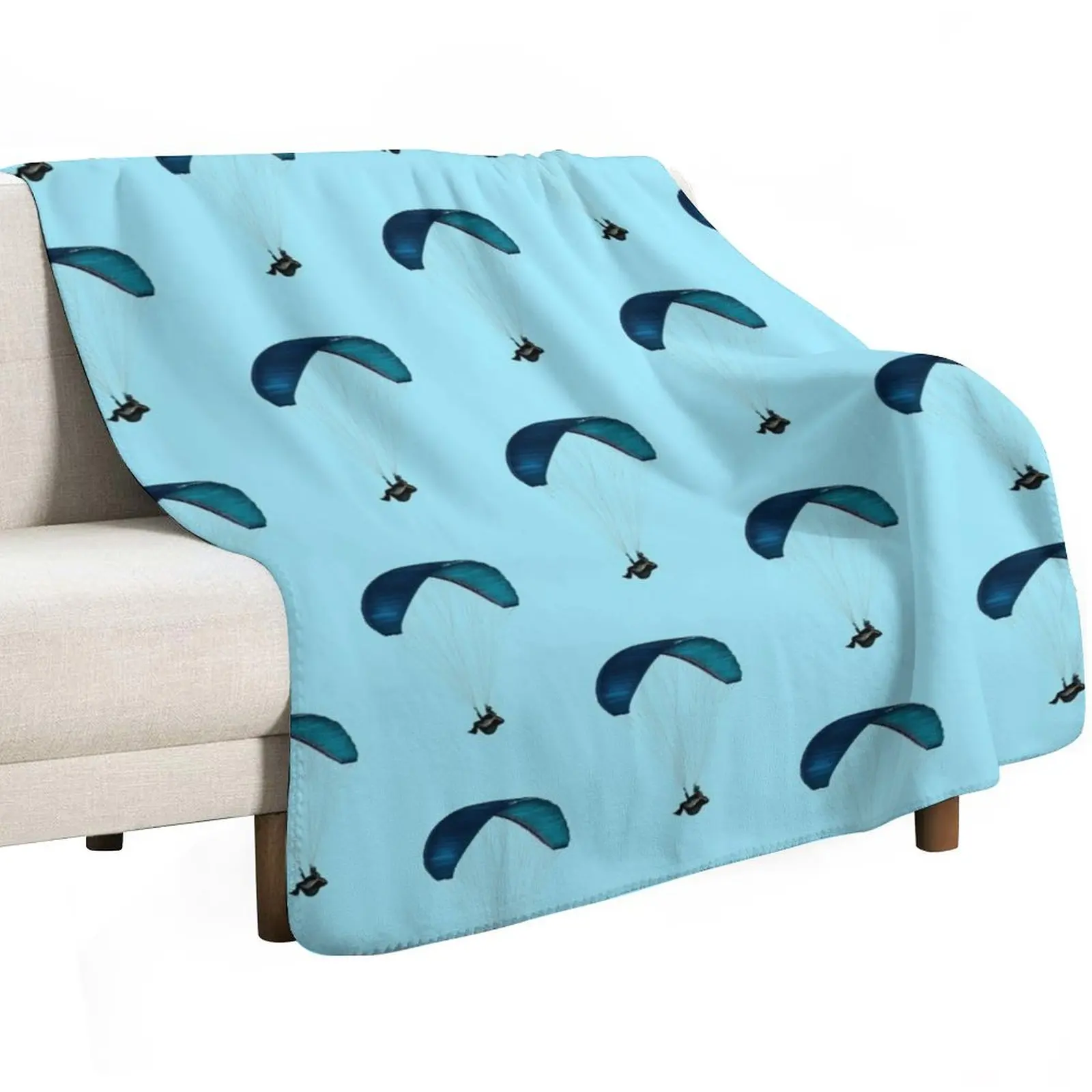 paraglider Throw Blanket Travel Bed linens Soft Plush Plaid wednesday For Decorative Sofa For Baby Blankets
