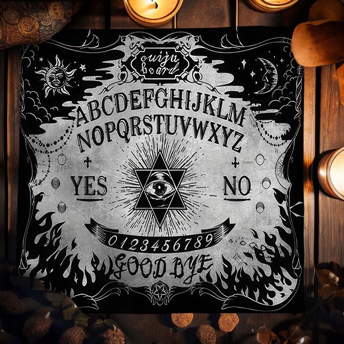 Tarot Clothes for Table Tarot Cloth Astrology Sun Gothic Moon Wicca Altar Cloths Mystical Pagan Table Cover Home Room Decor