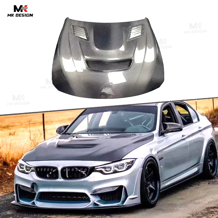 

Carbon Fiber Vrs Style Front Hood Engine Bonnet Cover Body Kits For BMW F80 M3 F82 M4 2014-2020 Front Engine Hood Replacement