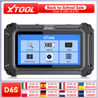 XTOOL D6S Car OBD2 Scanner Diagnostic Tool All System Diagnostics 30+ Resets Engine Code Reader FCA AutoAuth CANFD Free Update