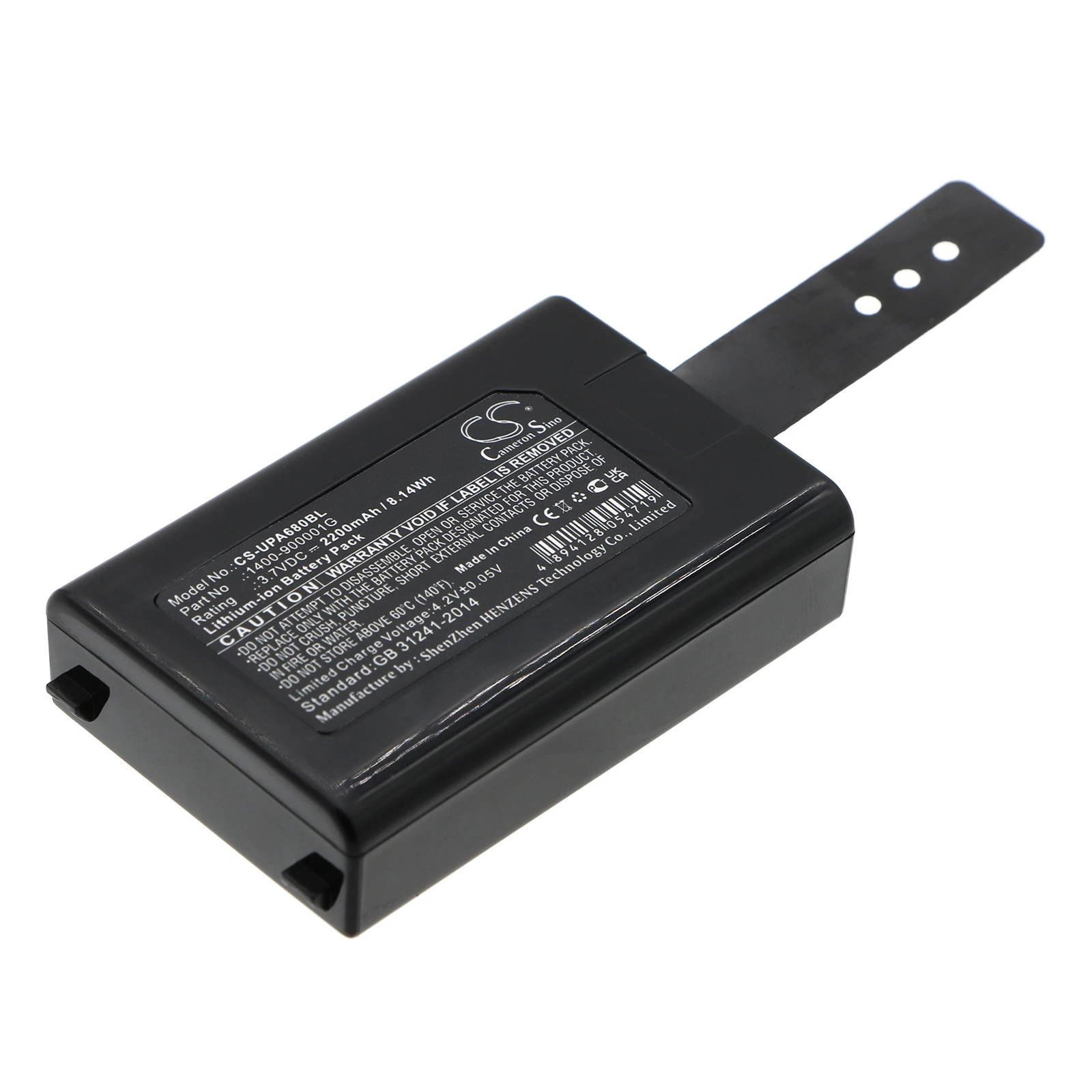 Cameron Sino 2200mAh Barcode Scanner Battery for Unitech HT680, HT682, PA690, PA692, HT680 Rugged Handheld Terminal