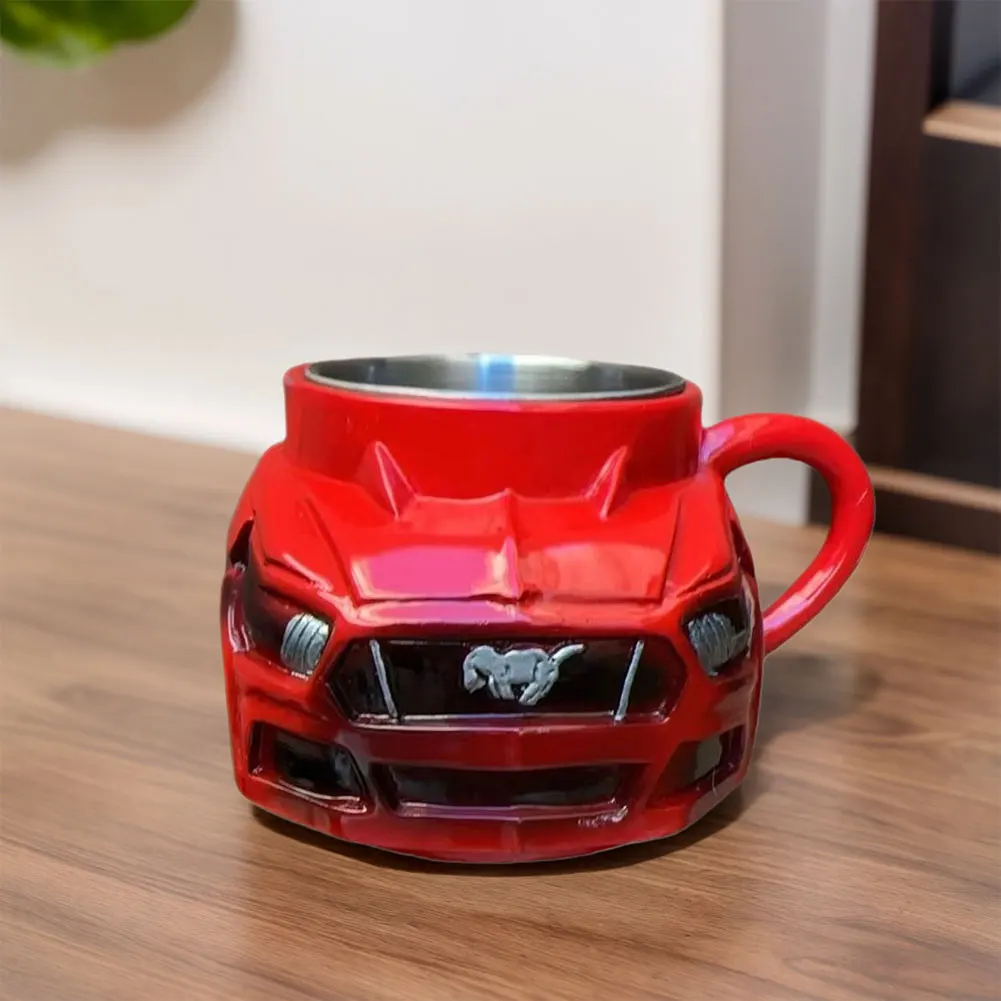 Car Shaped Coffee Mug Creative Tea Cup Novelty Drinkware Gifts for Men Boyfriend Dad Husband Car Lovers