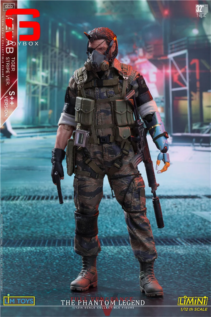 LIMTOYS 1/12 Scale Male Soldier Snake Uncle S++ Edition Full Set 6-inch Action Figure Model Toys