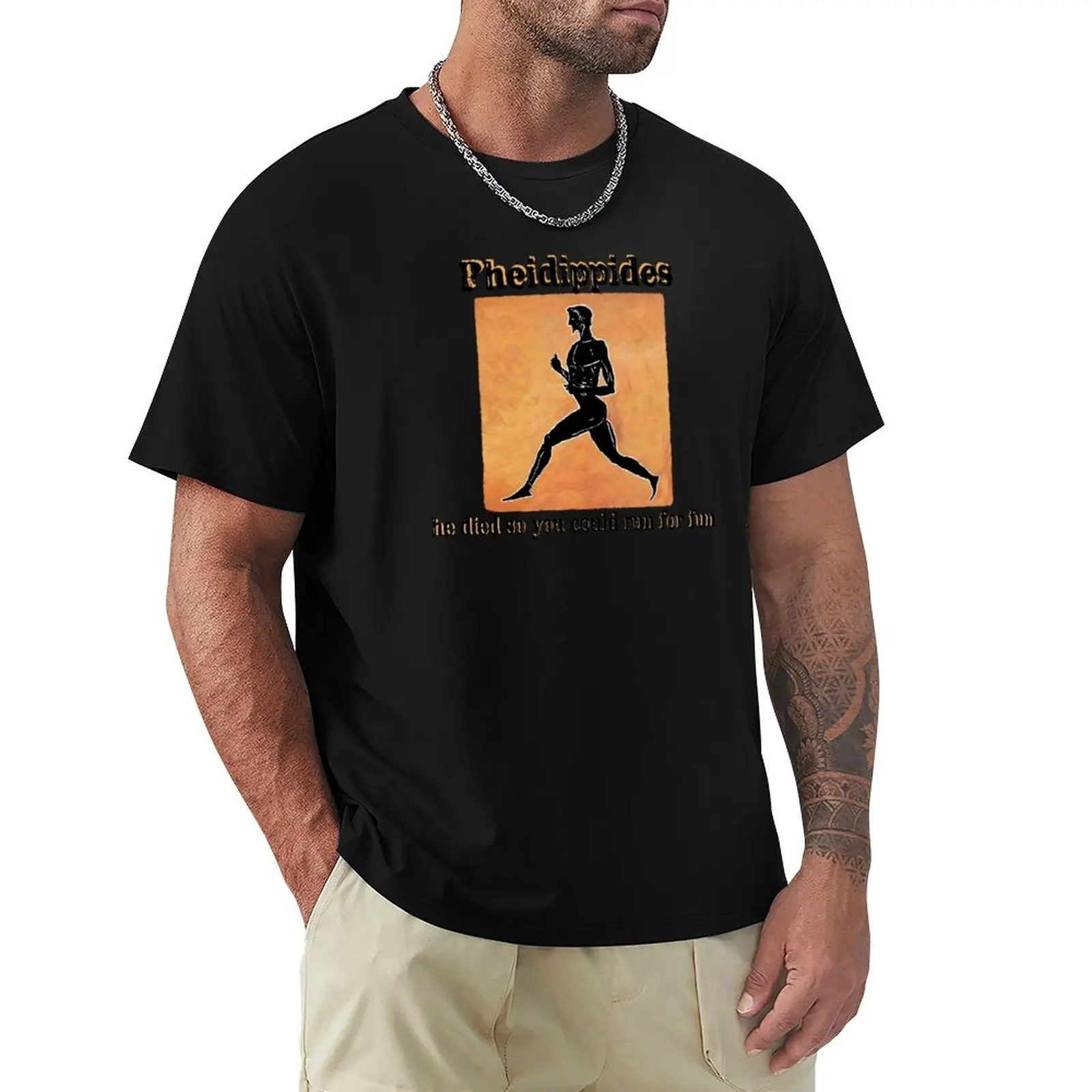Pheidippides T-Shirt Cool Feeling Summer Tee Shirt