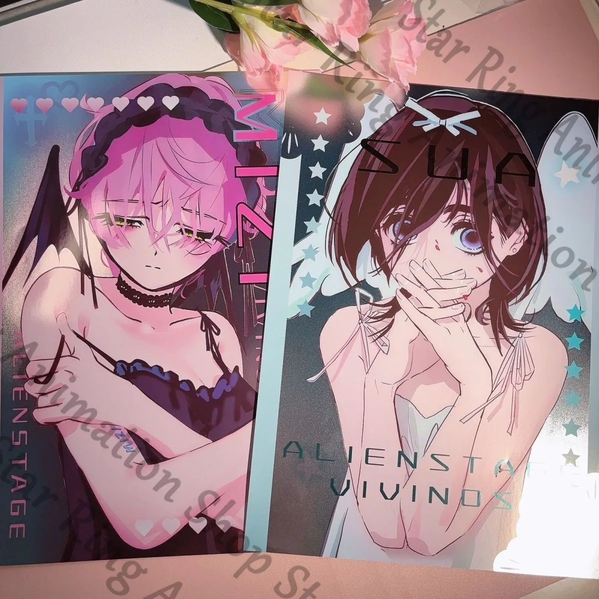 

Alien Stage mizi sua till ivan hyuna luka Anime Wall Poster Playbill Placard Wallpaper Photograph Bedroom Room Cosplay Cartoon