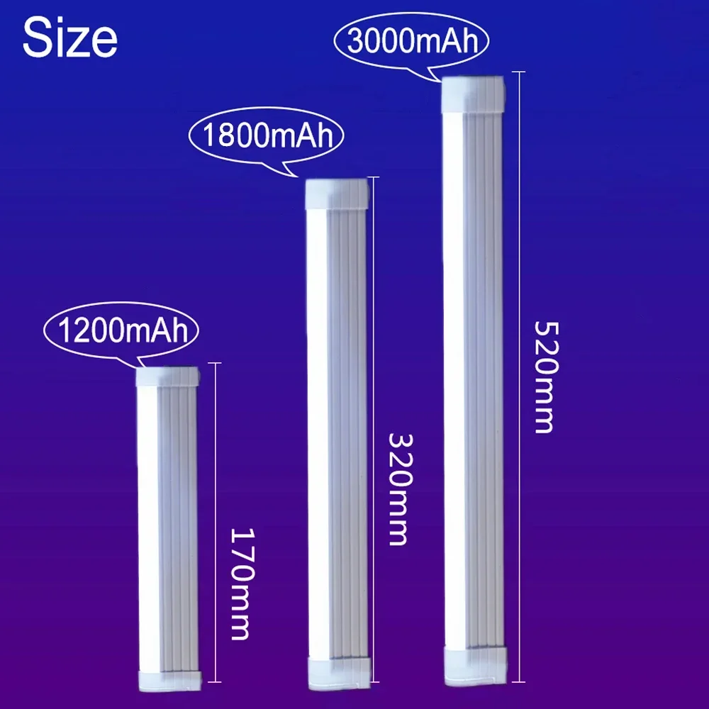 عصا إضاءة فيديو LED محمولة معلقة ملء ضوء التصوير الفوتوغرافي مصباح قابل لإعادة الشحن مصباح السرير عصا الضوء للبث المباشر لمدونة الفيديو #6