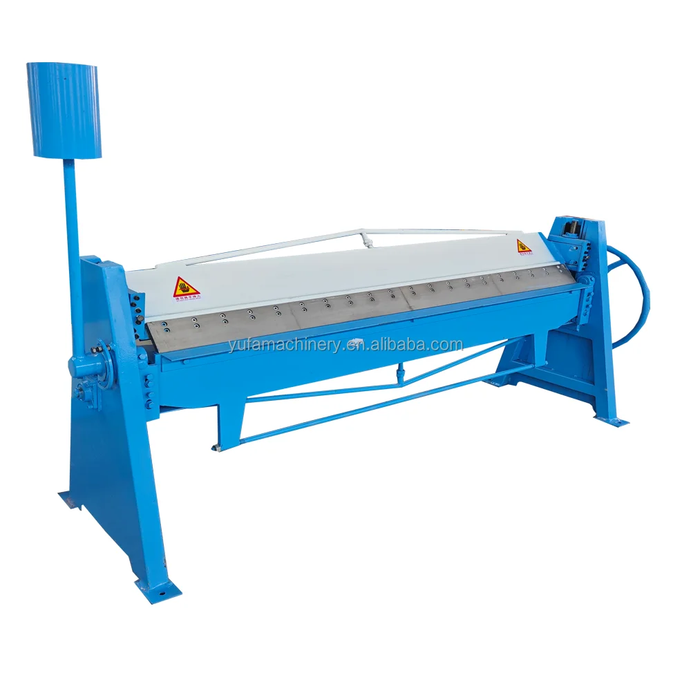 2m hand operate manual steel sheet bending machine