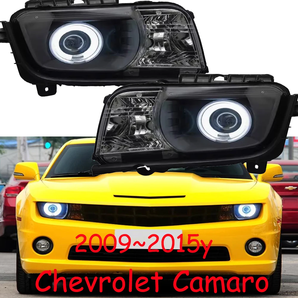 car bupmer head light for Chevrolet camaro headlight 2009~2015y car accessories DRL fog for Chevrolet camaro headlamp