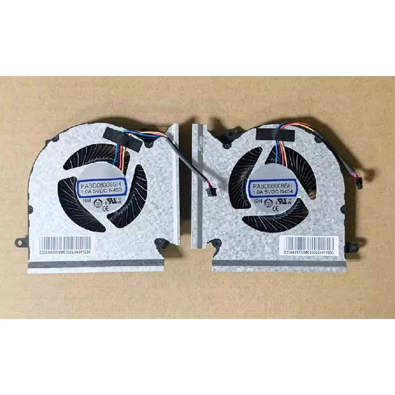 New for MSI Raider GE66 12UGS 12UH 12UHS Vector GP66 12UGS 12UH CPU GPU Fan