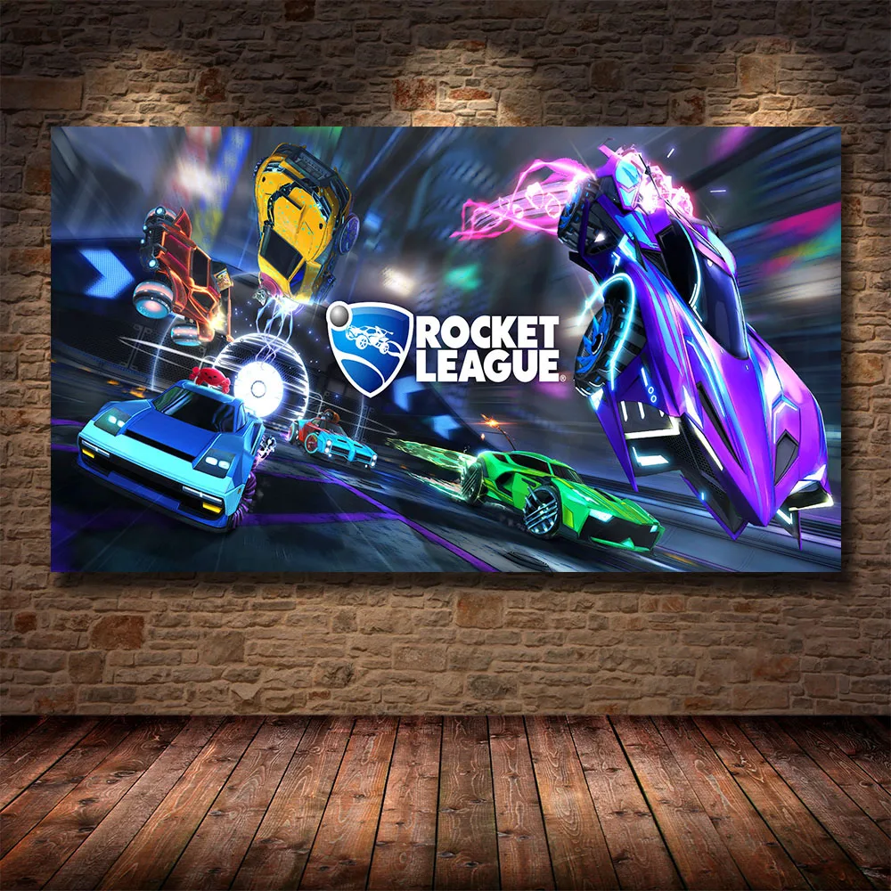 Adventure Game Popular Online Games Rocket League Posters Wall Art Picture Decorative Canvas Painting for Living Room Home Decor